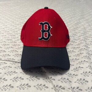 New Era Boston Red Sox MLB Stretch Fit Hat Cap Red/Navy Size L/XL